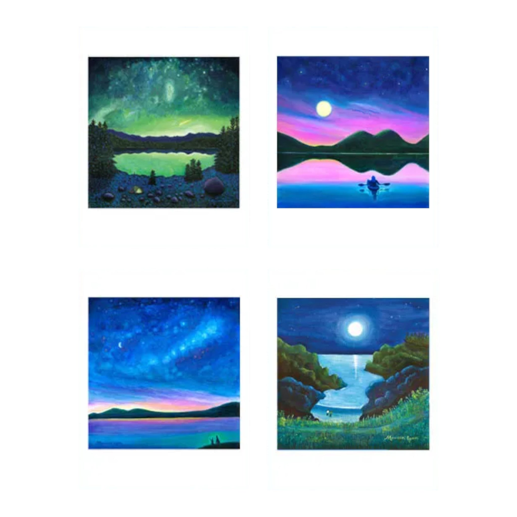 Explore the Night Sky Pack of 8 Notecards